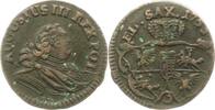 Sachsen-Albertinische Linie Kupfergroschen Friedrich August II. 1733-1763. -