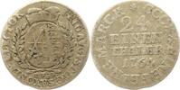 Sachsen-Albertinische Linie 1/24 Taler Friedrich August III. 1763-1806. -