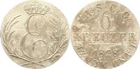 Sachsen-Coburg-Gotha 6 Kreuzer Ernst I. 1806-1844. -