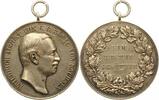 Sachsen-Albertinische Linie Silbermedaille dem besten Schützen Friedrich August III. 1904-1918. -