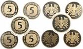 Münzen der Bundesrepublik Deutschland 5 Mark Mark 1945-2001. -