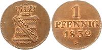 Sachsen-Albertinische Linie Pfennig Anton 1827-1836. -