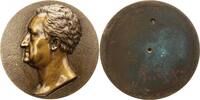 Personenmedaillen Bronzegussmedaille Goethe, Johann Wolfgang von *1749 Frankfurt, +1832. -