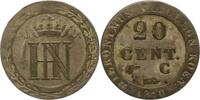 Westfalen, Königreich 20 Centimes Hieronymus Napoleon 1807-1813. -
