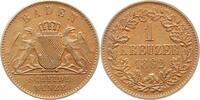 Baden-Durlach Kreuzer Friedrich I. 1852-1907. -