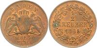 Baden-Durlach 1/2 Kreuzer Friedrich I. 1852-1907. -