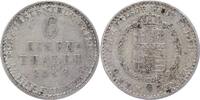 Hessen-Kassel 1/6 Taler Kurf. Wilhelm II. u. Friedrich Wilhelm 1831-1847. -