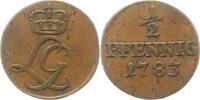 Schwarzburg-Rudolstadt 1/2 Pfennig Ludwig Günther II. 1767-1790. -