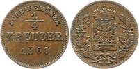 Schwarzburg-Rudolstadt 1/4 Kreuzer Friedrich Günther 1807-1867. -