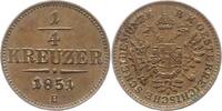 Haus Habsburg 1/4 Kreuzer Franz Joseph I. 1848-1916. -