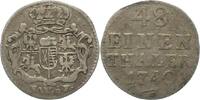 Sachsen-Albertinische Linie 1/48 Taler Friedrich August II. 1733-1763. -
