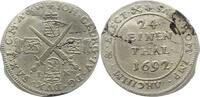 Sachsen-Albertinische Linie 1/24 Taler Johann Georg IV. 1691-1694. -