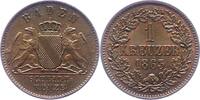 Baden-Durlach Kreuzer Friedrich I. 1852-1907. -