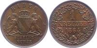 Baden-Durlach Kreuzer Friedrich I. 1852-1907. -