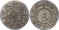 Brandenburg-Preußen 6 Heller oder Körtling Friedrich III. 1688-1701. -