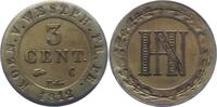 Westfalen, Königreich 3 Centimes Hieronymus Napoleon 1807-1813. -