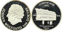 Personenmedaillen Silbermedaille Goethe, Johann Wolfgang von *1749 Frankfurt, +1832. -