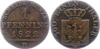 Brandenburg-Preußen 1 Pfennig Friedrich Wilhelm III. 1797-1840. -