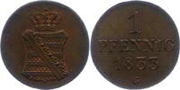 Sachsen-Albertinische Linie Pfennig Anton 1827-1836. -