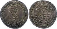 Sachsen-Albertinische Linie 1/4 Wechseltaler Johann Georg II. 1656-1680. -