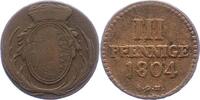 Sachsen-Albertinische Linie 3 Pfennig Friedrich August III. 1763-1806. -