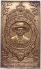 Personenmedaillen Bronzeplakette Bismarck, Otto von *1815, +1898. -