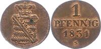 Sachsen-Albertinische Linie Pfennig Anton 1827-1836. -