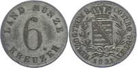 Sachsen-Coburg-Gotha 6 Kreuzer Ernst I. 1806-1844. -