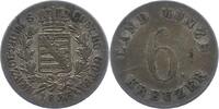 Sachsen-Coburg-Gotha 6 Kreuzer Ernst I. 1806-1844. -