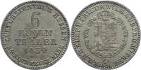 Hessen-Kassel 1/6 Taler Kurf. Wilhelm II. u. Friedrich Wilhelm 1831-1847. -