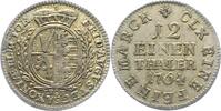 Sachsen-Albertinische Linie 1/12 Taler Friedrich August III. 1763-1806. -