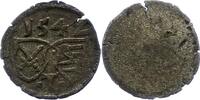 Sachsen-Kurfürstentum Einseitiger Pfennig Johann Friedrich und Moritz 1541-1547. -