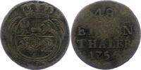 Sachsen-Albertinische Linie 1/48 Taler Friedrich August II. 1733-1763. -