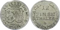 Sachsen-Albertinische Linie 1/12 Taler Friedrich August II. 1733-1763. -