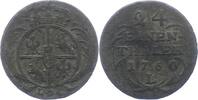 Sachsen-Albertinische Linie 1/24 Taler Friedrich August II. 1733-1763. -