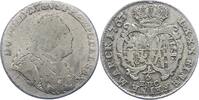 Sachsen-Albertinische Linie 1/6 Taler Friedrich August II. 1733-1763. -