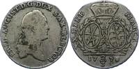 Sachsen-Albertinische Linie 2/3 Taler Friedrich August III. 1763-1806. -