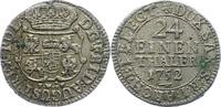 Sachsen-Albertinische Linie 1/24 Taler Friedrich August II. 1733-1763. -