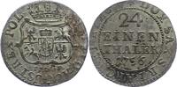 Sachsen-Albertinische Linie 1/24 Taler Friedrich August II. 1733-1763. -