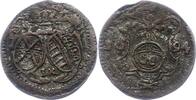 Sachsen-Albertinische Linie Pfennig Johann Georg IV. 1691-1694. -