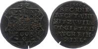 Sachsen-Ernestinische Linie Rechenpfennig Johann Friedrich II. 1557-1567. -