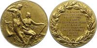 Lübeck-Stadt Vergoldete Bronzemedaille -