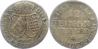 Sachsen-Albertinische Linie 1/12 Taler Friedrich August II. 1733-1763. -