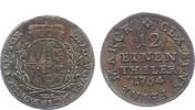 Sachsen-Albertinische Linie 1/12 Taler Friedrich August III. 1763-1806. -