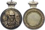 Sachsen-Weimar-Eisenach versilberte Bronzemedaille Prinz Hermann 1825-1901. -