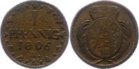 Sachsen-Albertinische Linie Pfennig Friedrich August III. 1763-1806. -