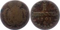 Sachsen-Albertinische Linie Pfennig Friedrich August III. 1763-1806. -
