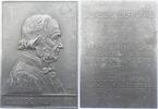 Personenmedaillen Aluminiumplakette Bernard, Claude *1813, +1878, Professor der Physiologie in Paris. -