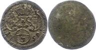 Würzburg-Bistum 3 Heller Adam Friedrich von Seinsheim 1755-1779. -
