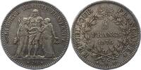 Frankreich 5 Francs Dritte Republik 1870-1940. -